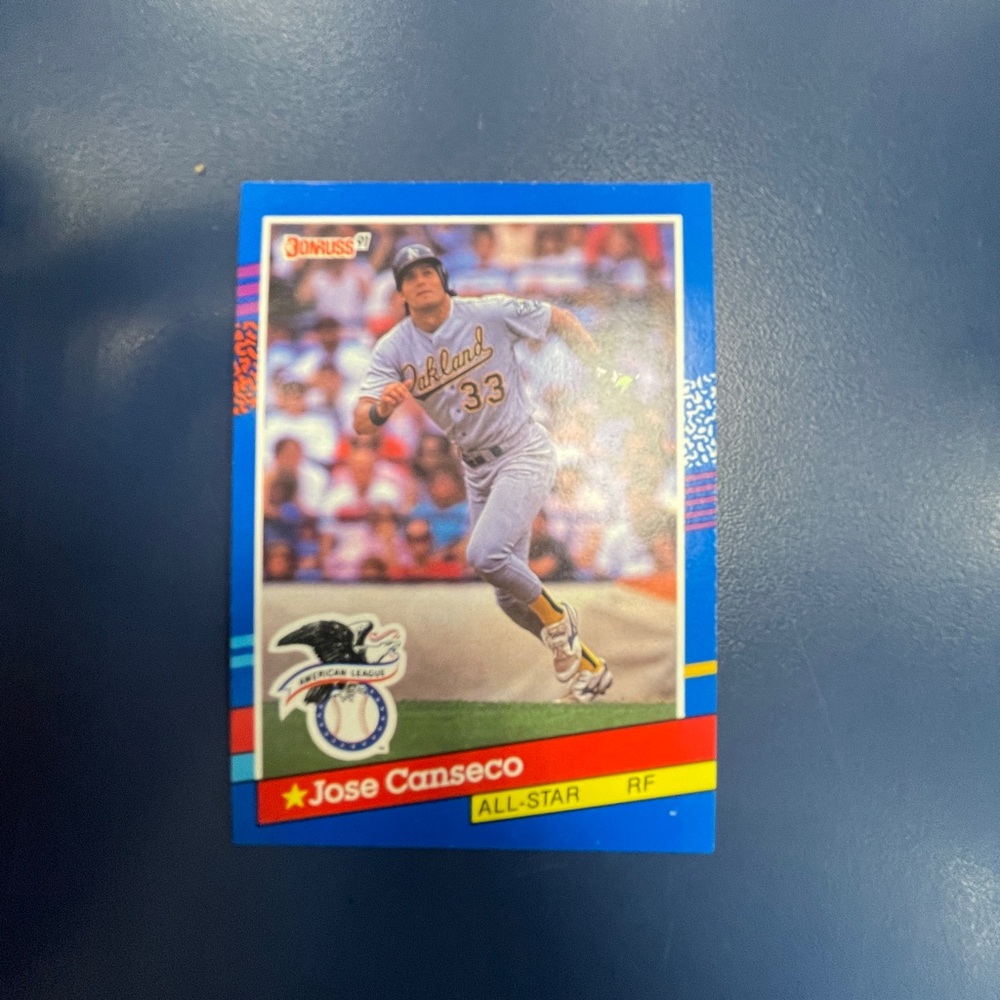 Jose Canseco Baseball Card